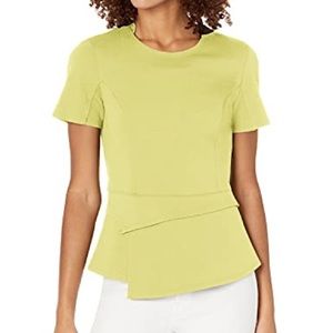 NWT BCBGMAXAZRIA CHARLOCK PEPLUM TOP